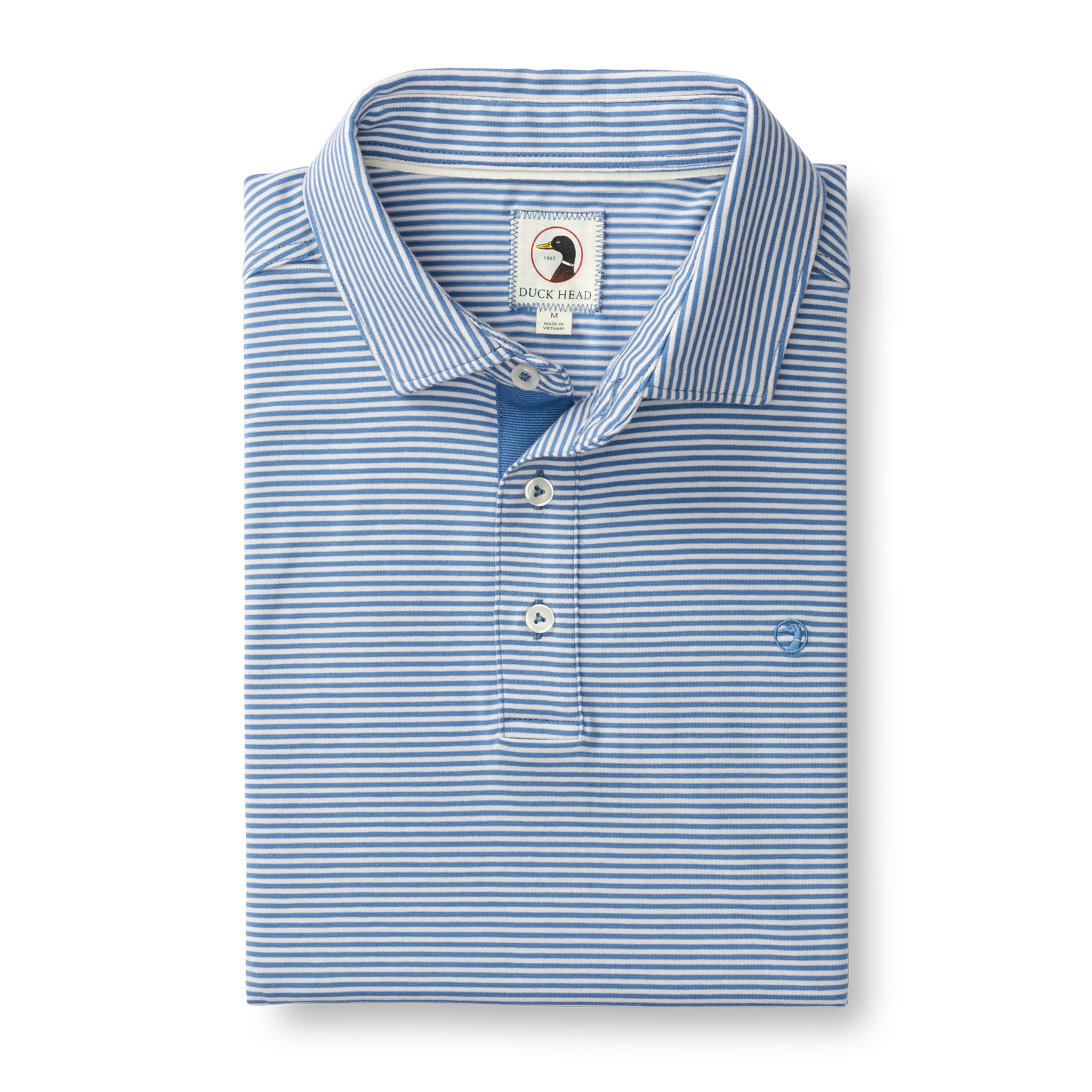 Stripe Hanover Pima Cotton Polo - Pastel Pink