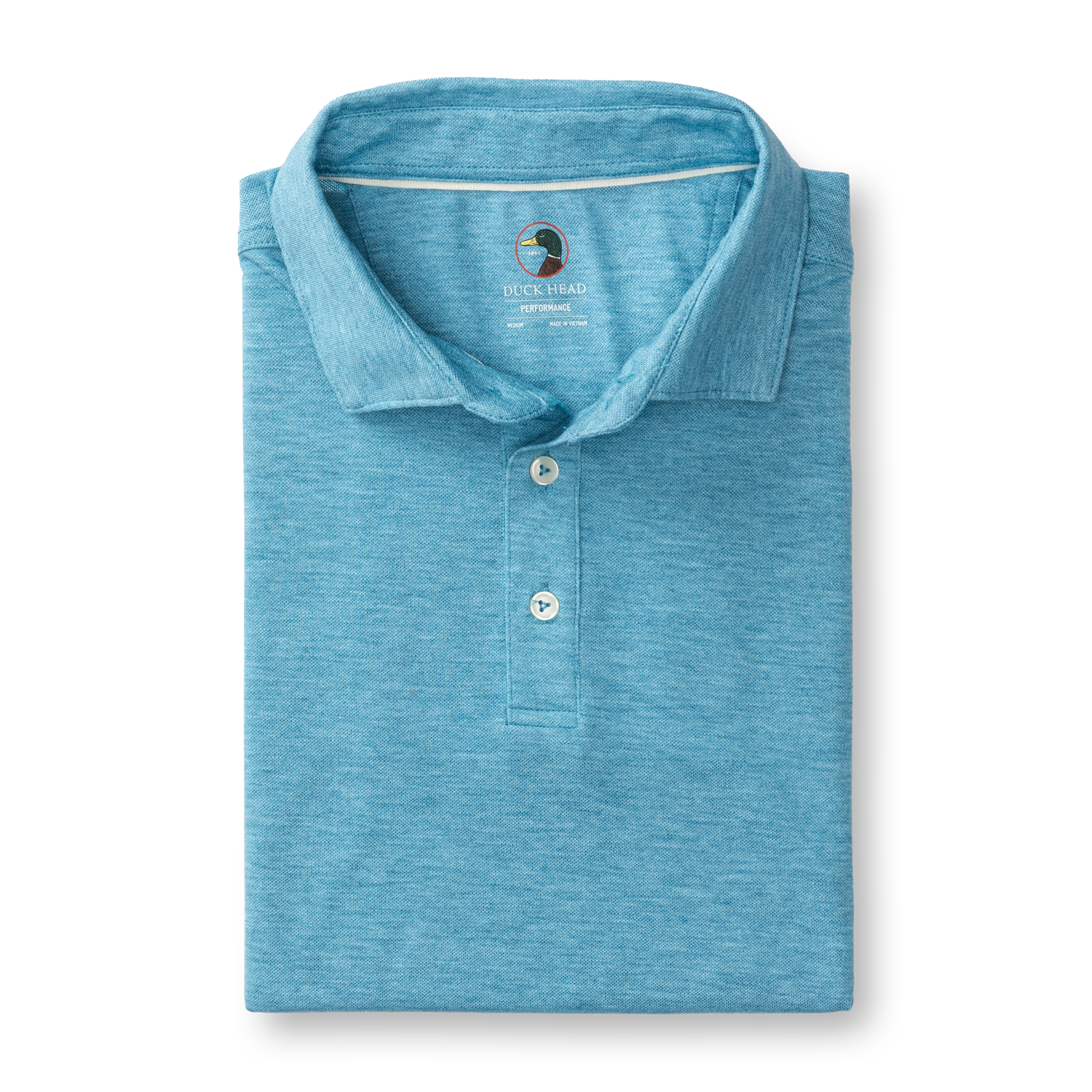 Summerford Performance Pique Polo - Sail Blue Heather