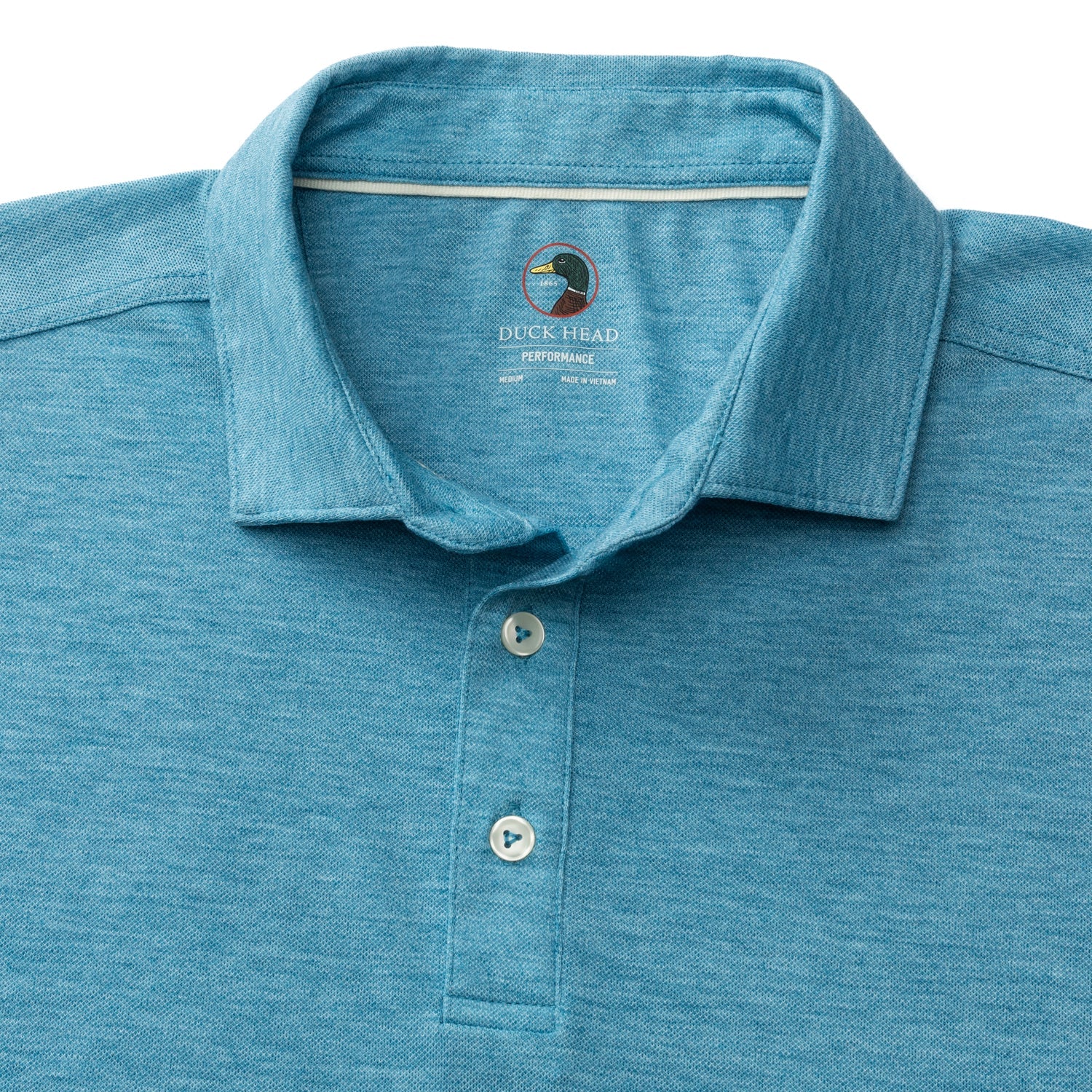 Summerford Performance Pique Polo - Sail Blue Heather