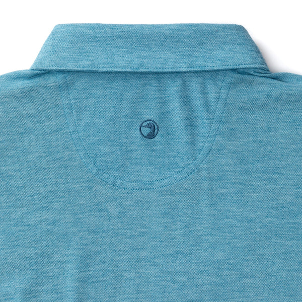 Summerford Performance Pique Polo - Sail Blue Heather