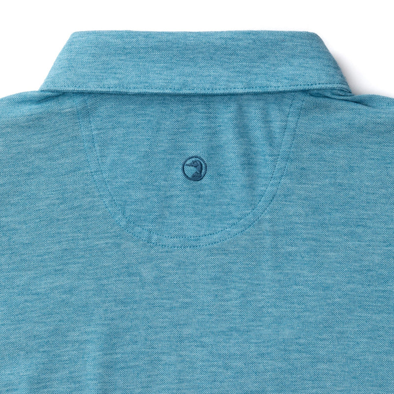 Summerford Performance Pique Polo - Sail Blue Heather