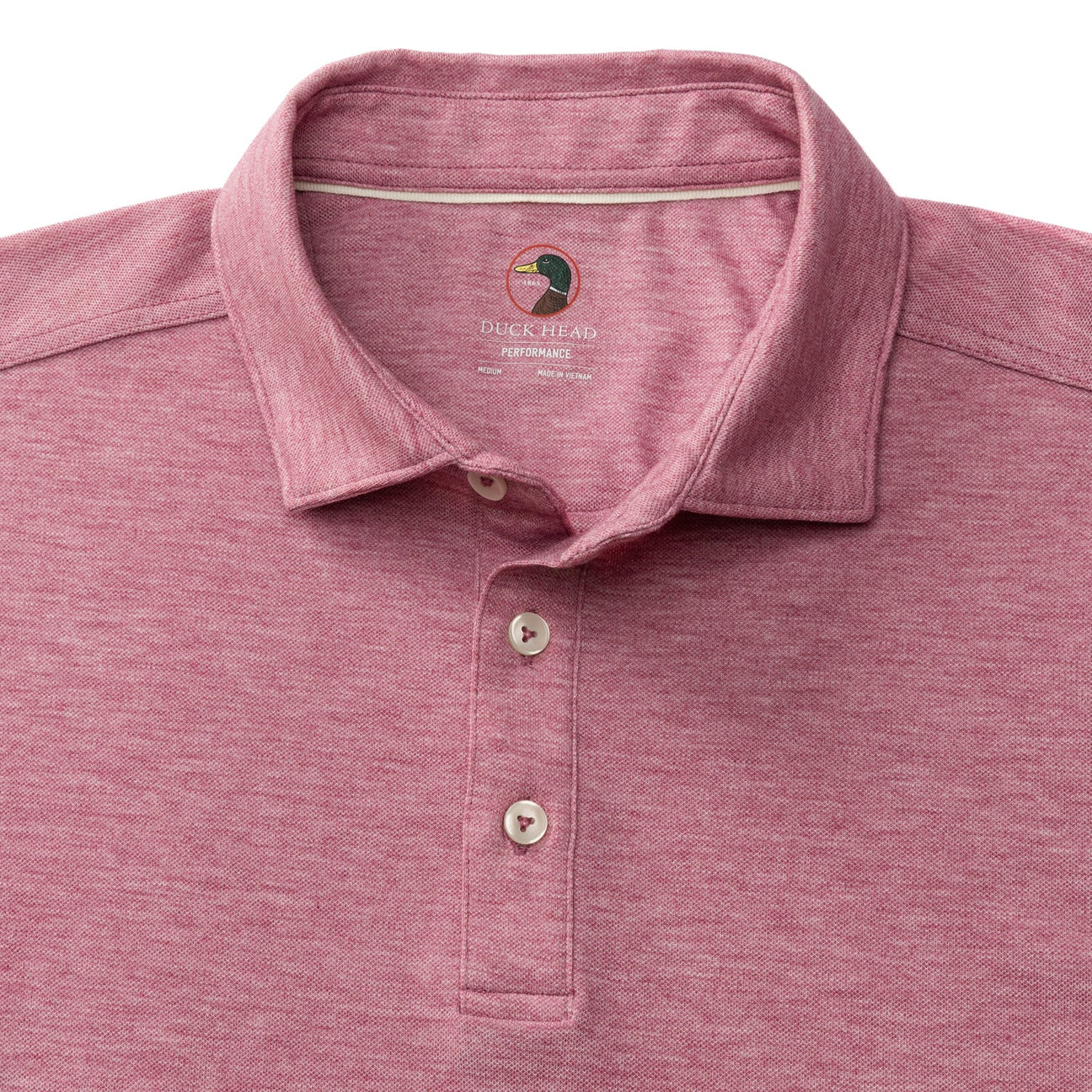Summerford Performance Pique Polo - Violet Quartz Heather