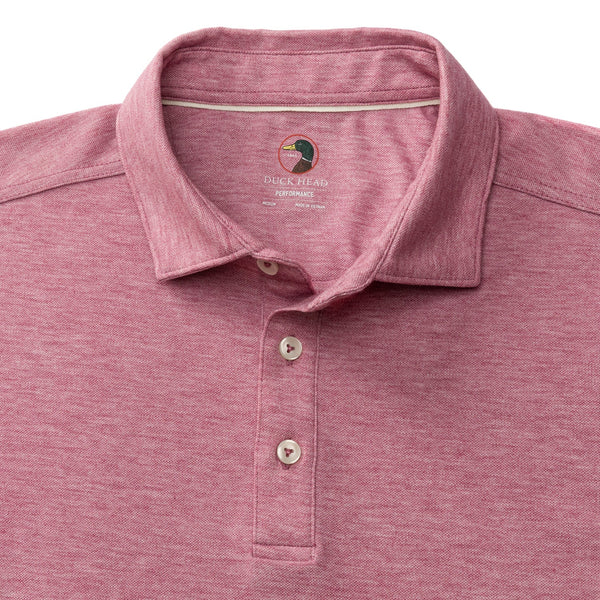 Summerford Performance Pique Polo - Violet Quartz Heather