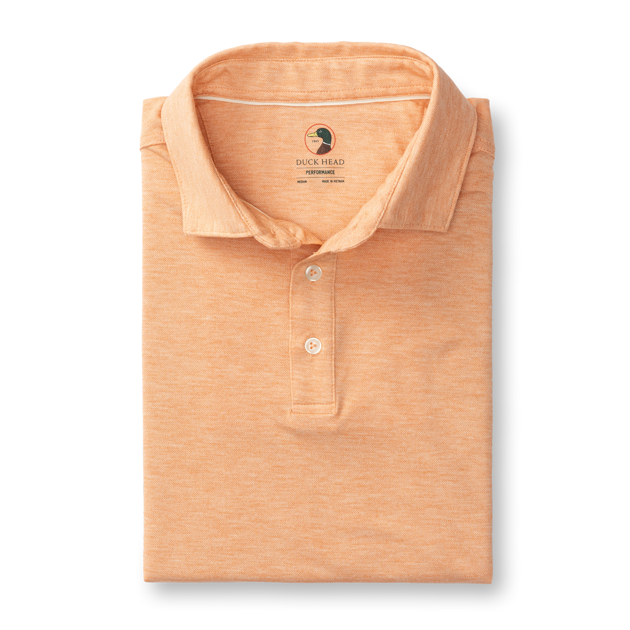 Summerford Performance Pique Polo - Copper Tan Heather