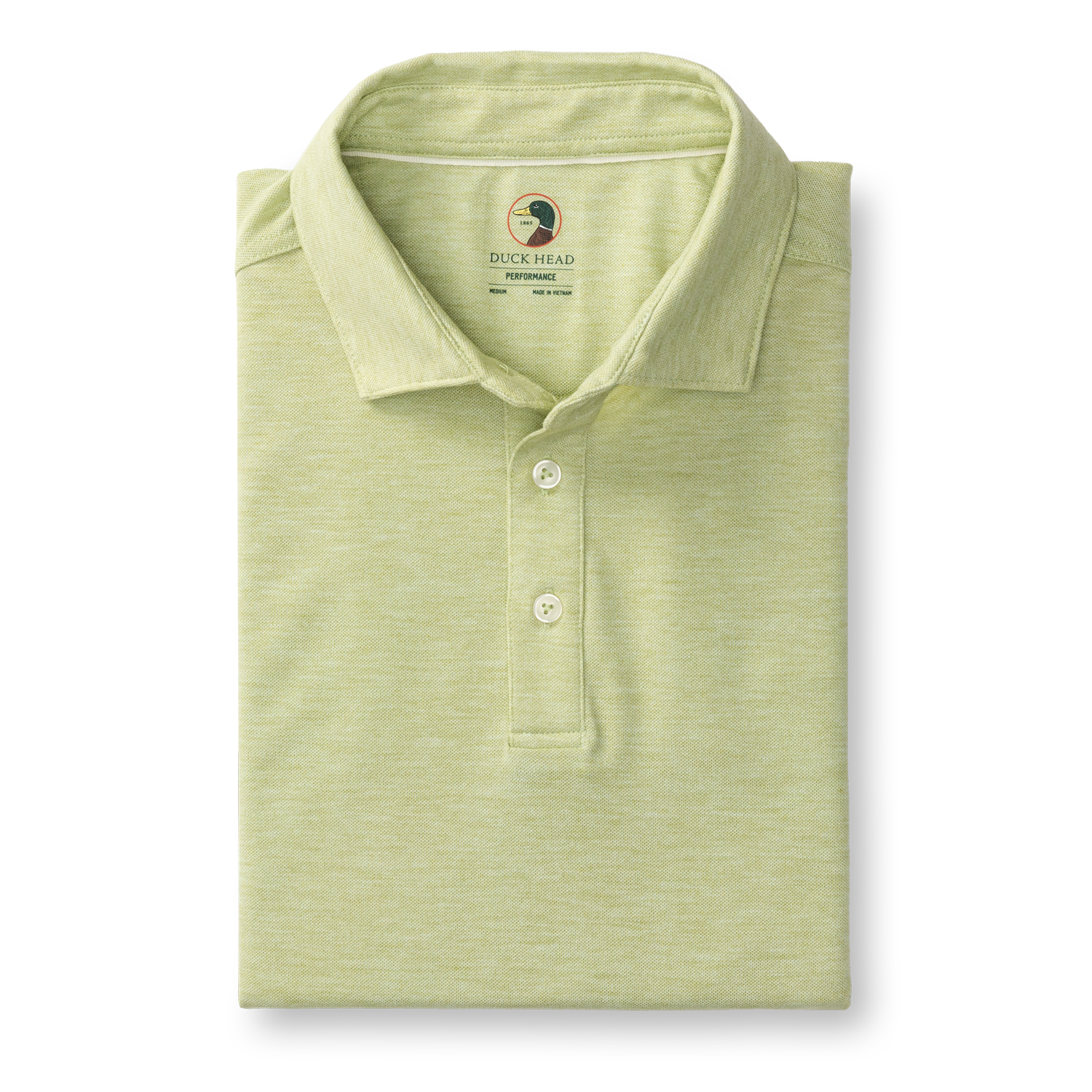 Summerford Performance Pique Polo - Pear Green Heather