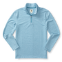 Wakeman Stripe Performance 1/4 Zip Pullover - Sail Blue Heather
