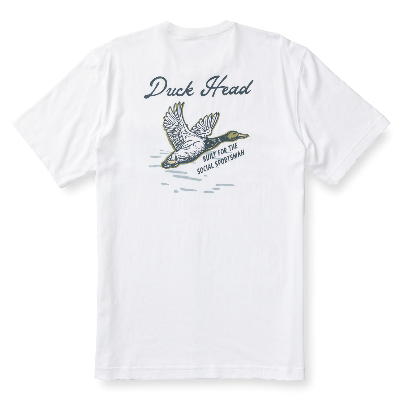 Social Sportsman Short Sleeve T-Shirt - White