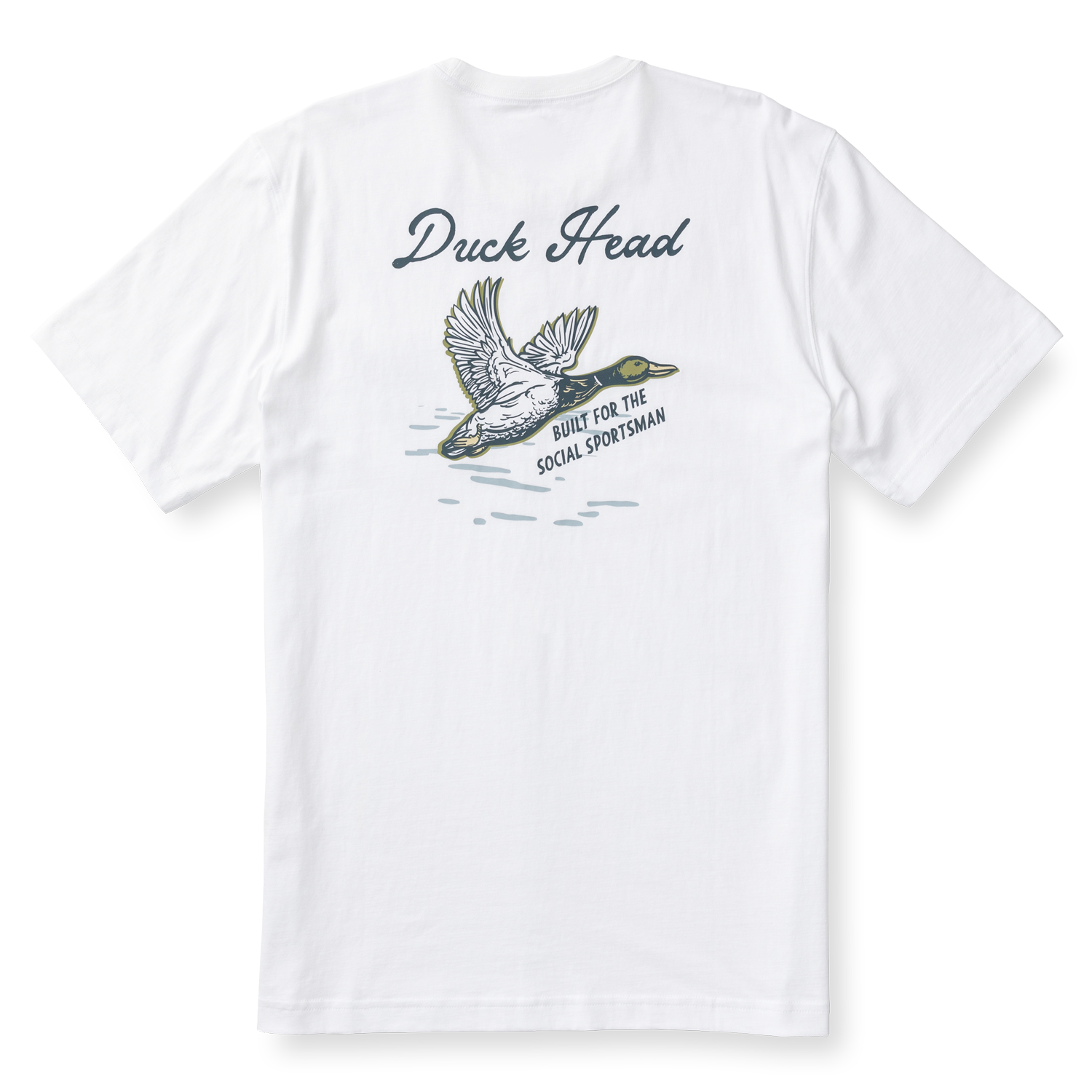 Social Sportsman Short Sleeve T-Shirt - White