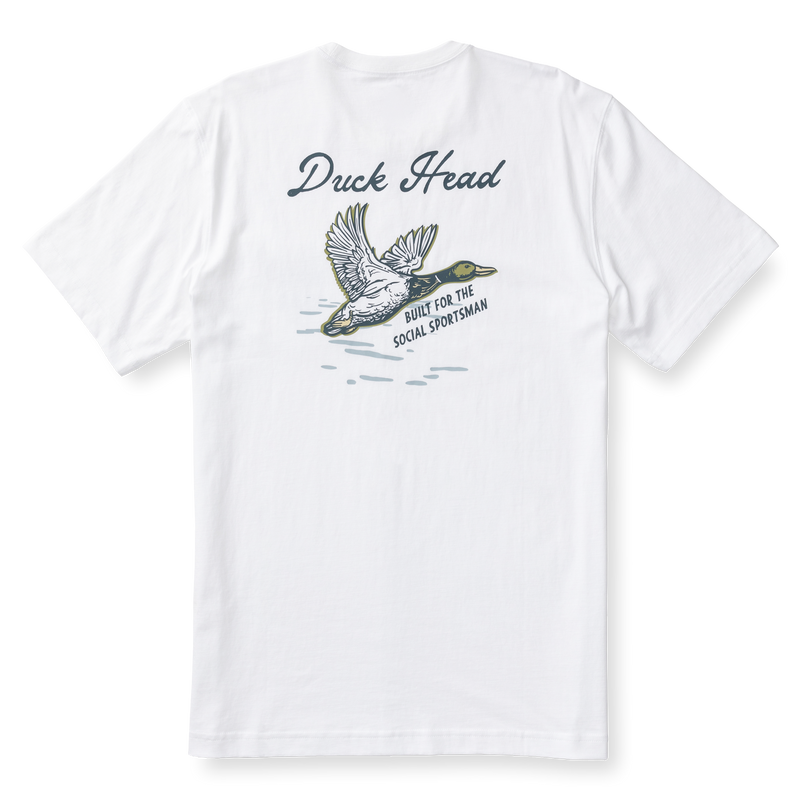 Social Sportsman Short Sleeve T-Shirt - White