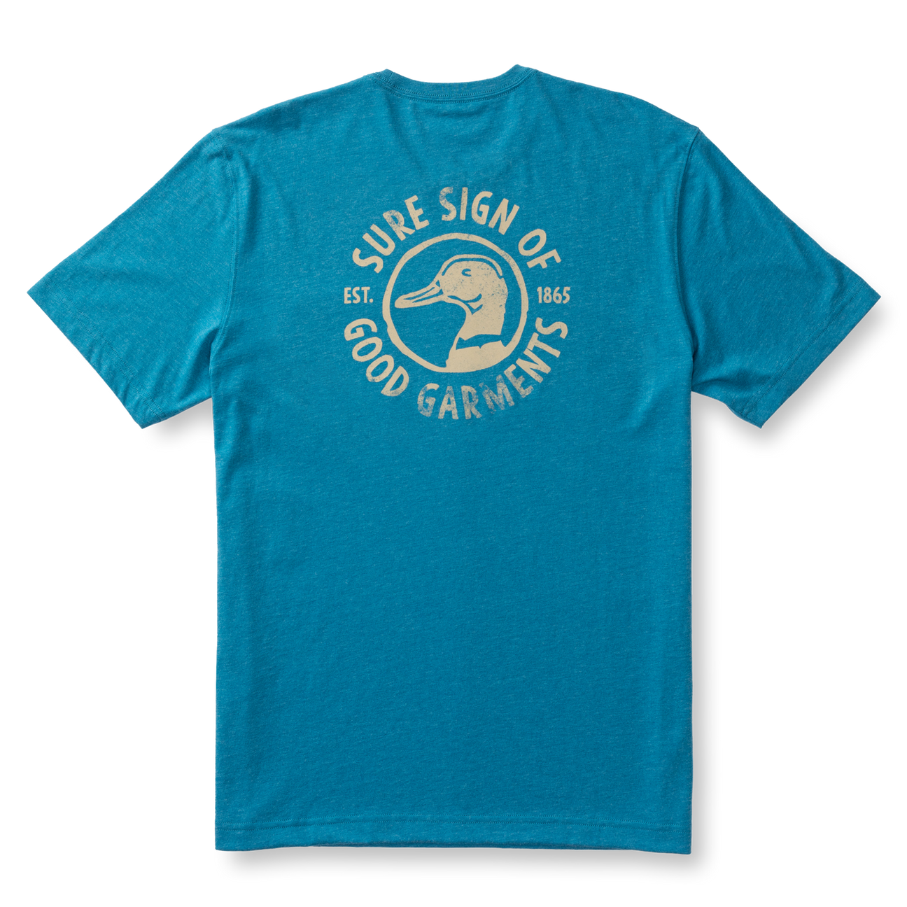Sure Sign Short Sleeve T-Shirt - Sail Blue Heather