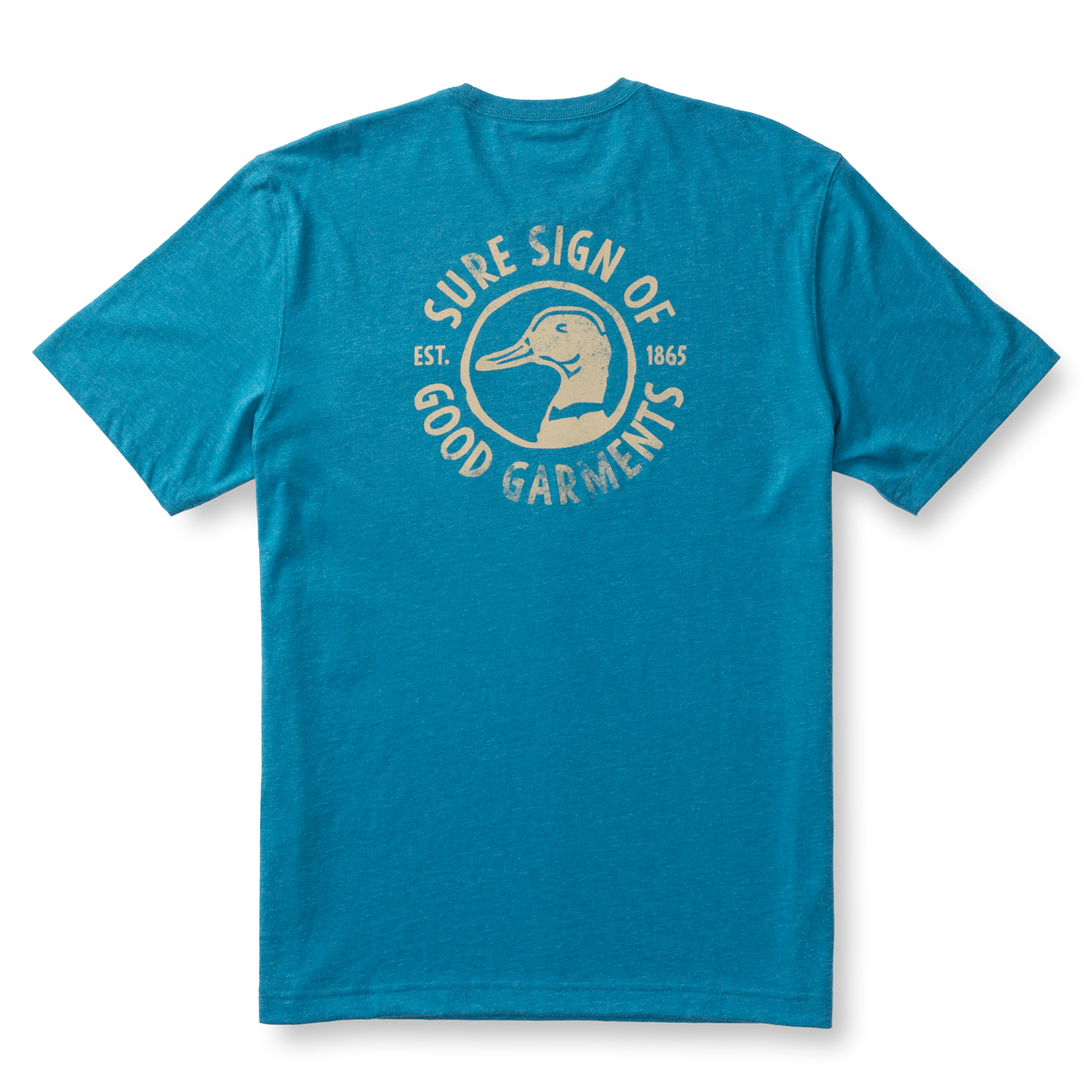 Sure Sign Short Sleeve T-Shirt - Sail Blue Heather