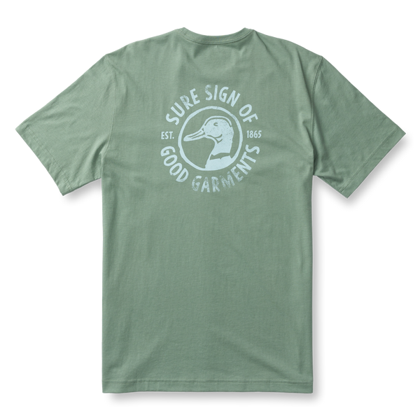 Sure Sign Short Sleeve T-Shirt - Shadow Green