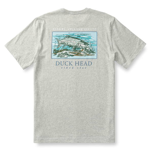 Trout Short Sleeve T-Shirt - Varsity Grey