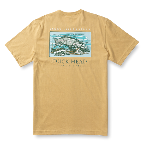 Trout Short Sleeve T-Shirt - Desert Khaki