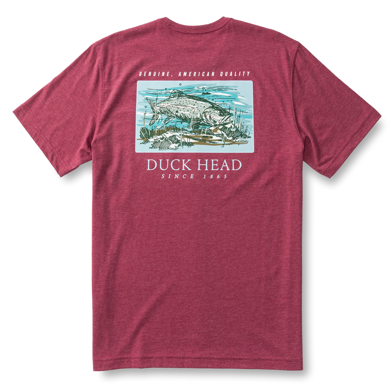 Trout Short Sleeve T-Shirt - Violet Quartz Heather
