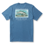 Trout Short Sleeve T-Shirt - Shadow Blue Heather