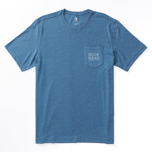 Trout Short Sleeve T-Shirt - Shadow Blue Heather