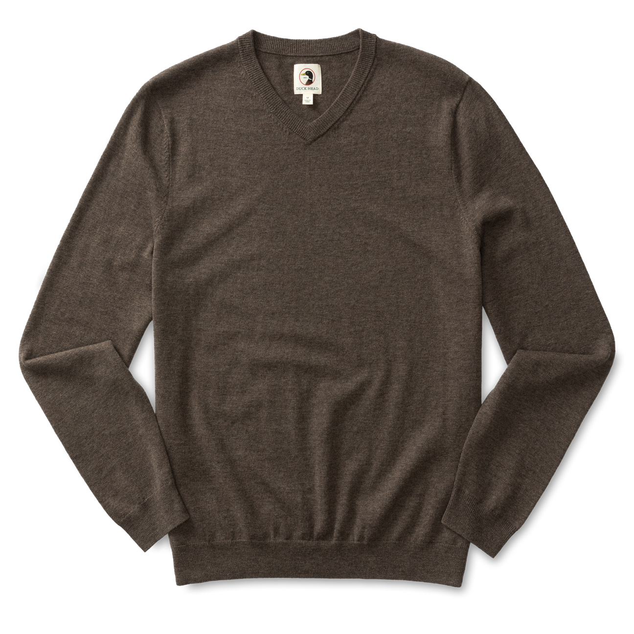 Buckley Merino V-Neck Sweater - Ash Brown