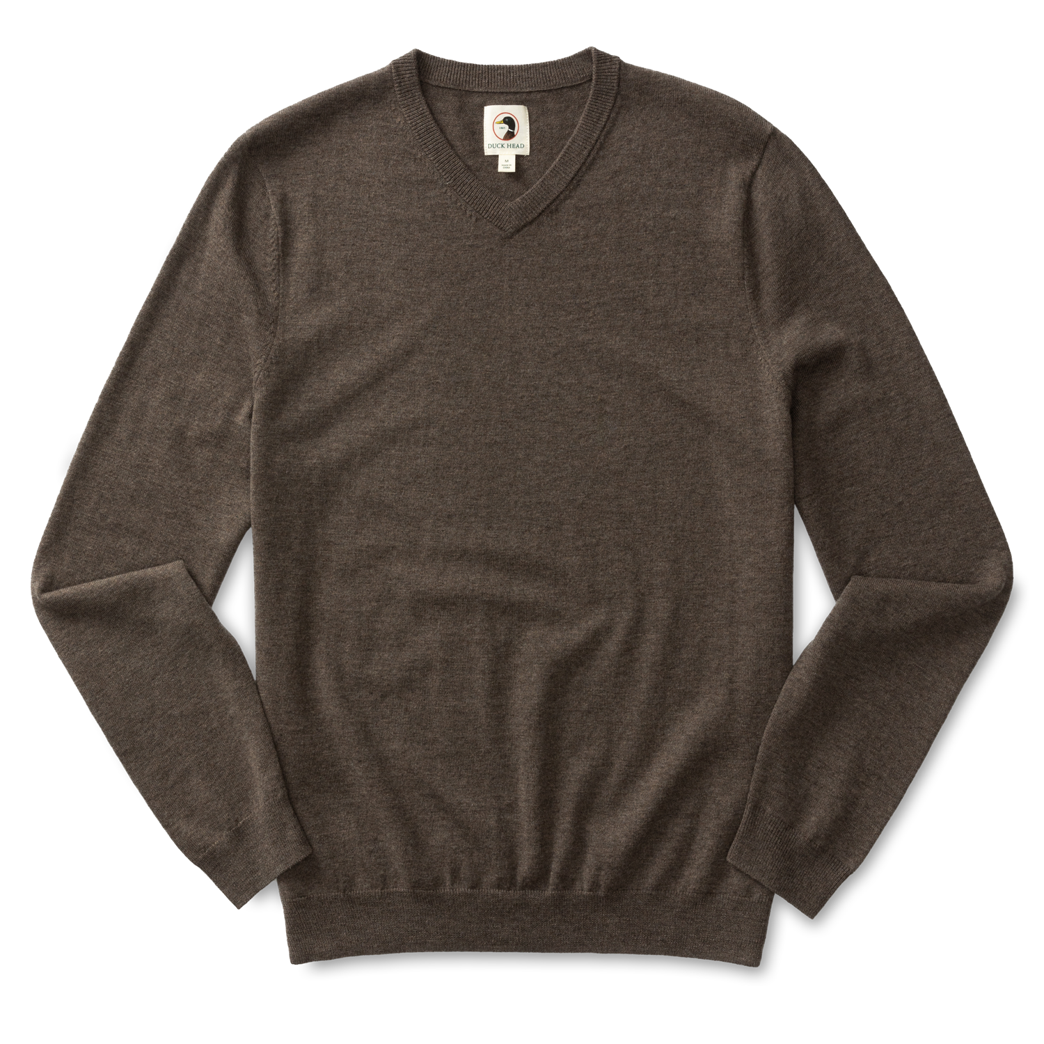 Buckley Merino V-Neck Sweater - Ash Brown