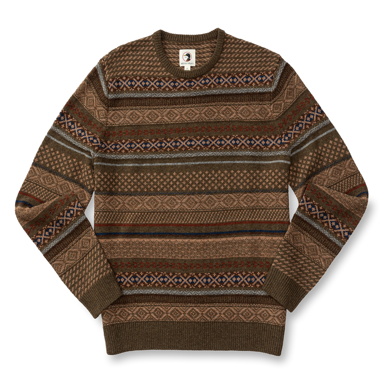 Birch Fair Isle Merino Crewneck Sweater  