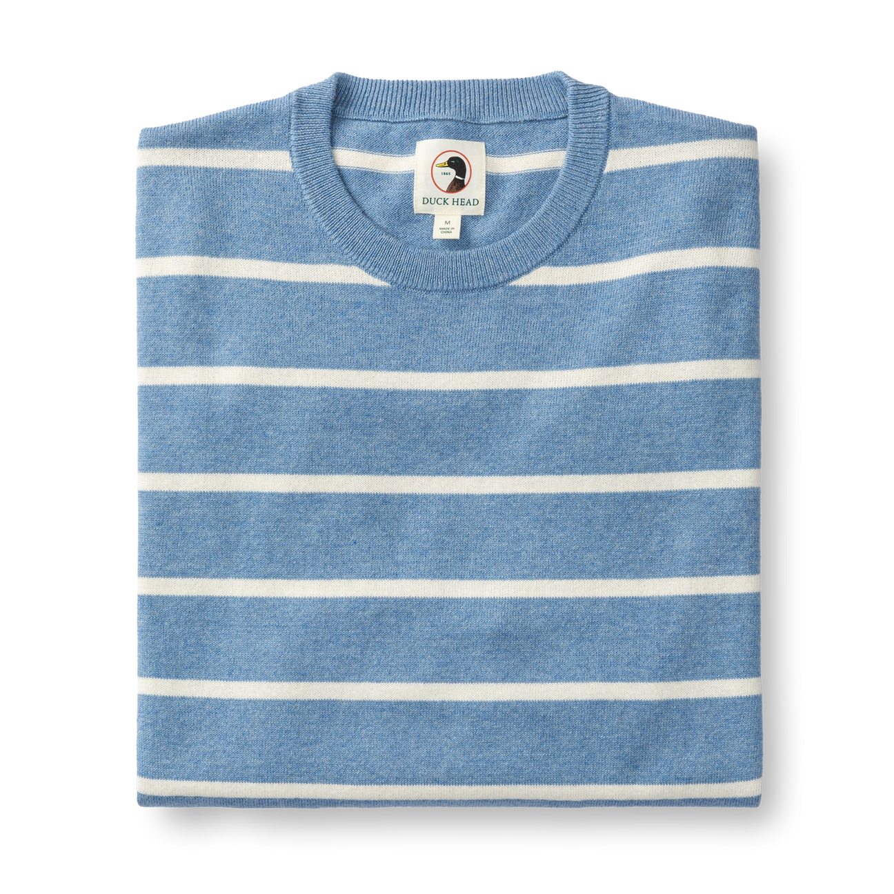 Glenwood Stripe Crewneck Sweater - Shadow Blue