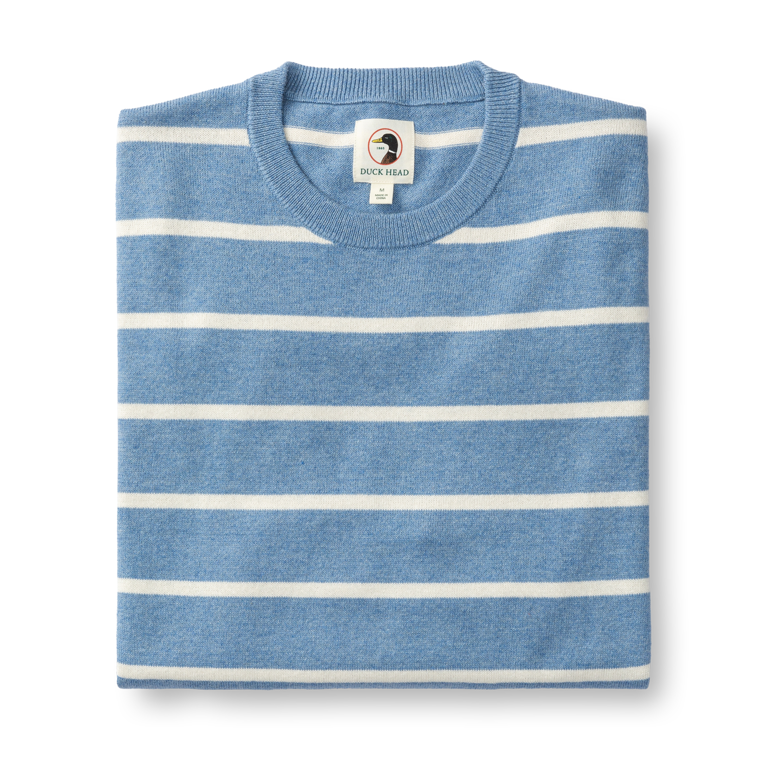 Glenwood Stripe Crewneck Sweater - Shadow Blue