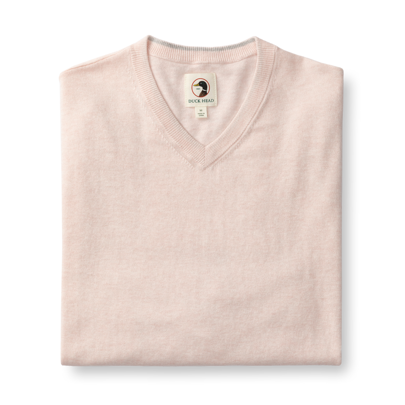 Buckley Jersey V-Neck Sweater - Pastel Pink