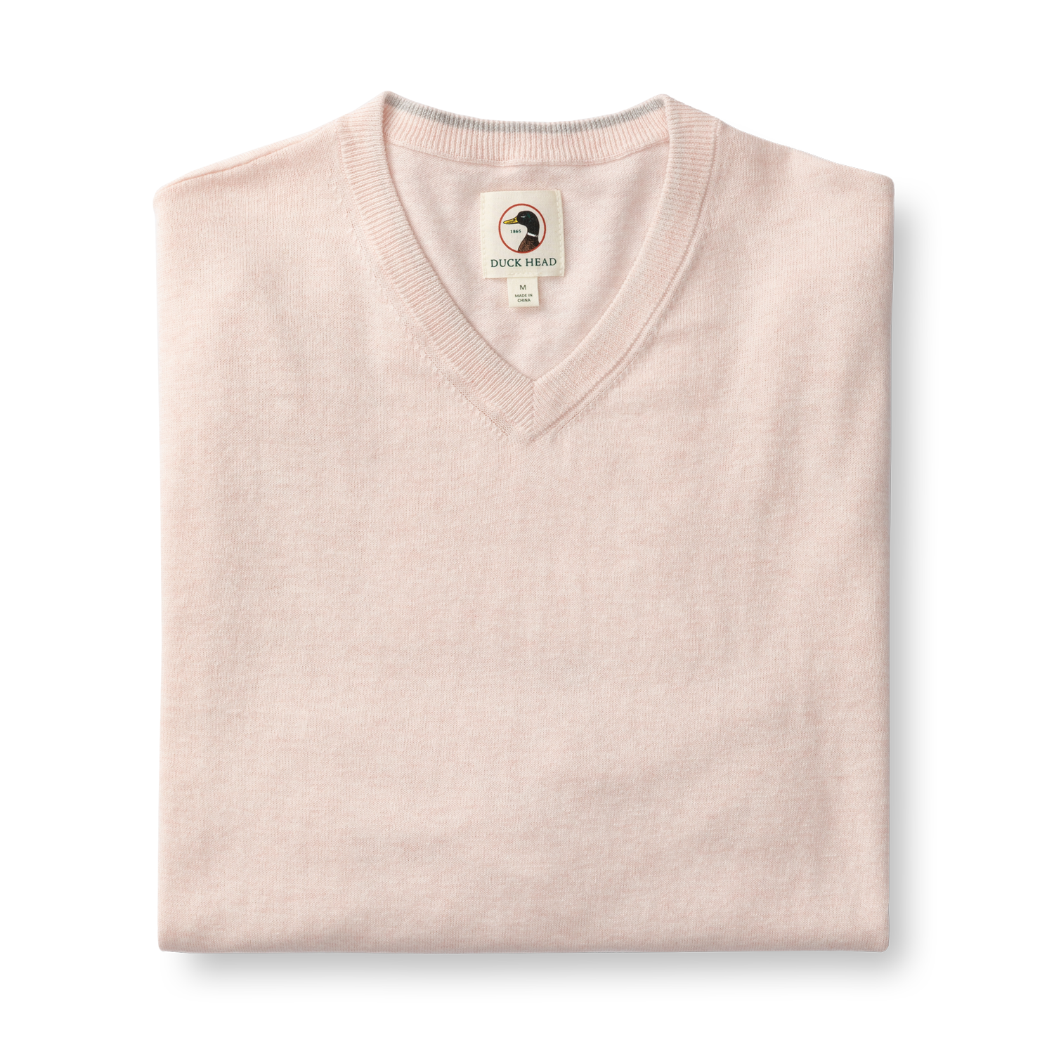 Buckley Jersey V-Neck Sweater - Pastel Pink