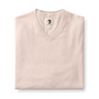 Buckley Jersey V-Neck Sweater - Pastel Pink
