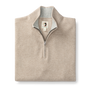 Colton Pique 1/4 Zip Sweater - Tan
