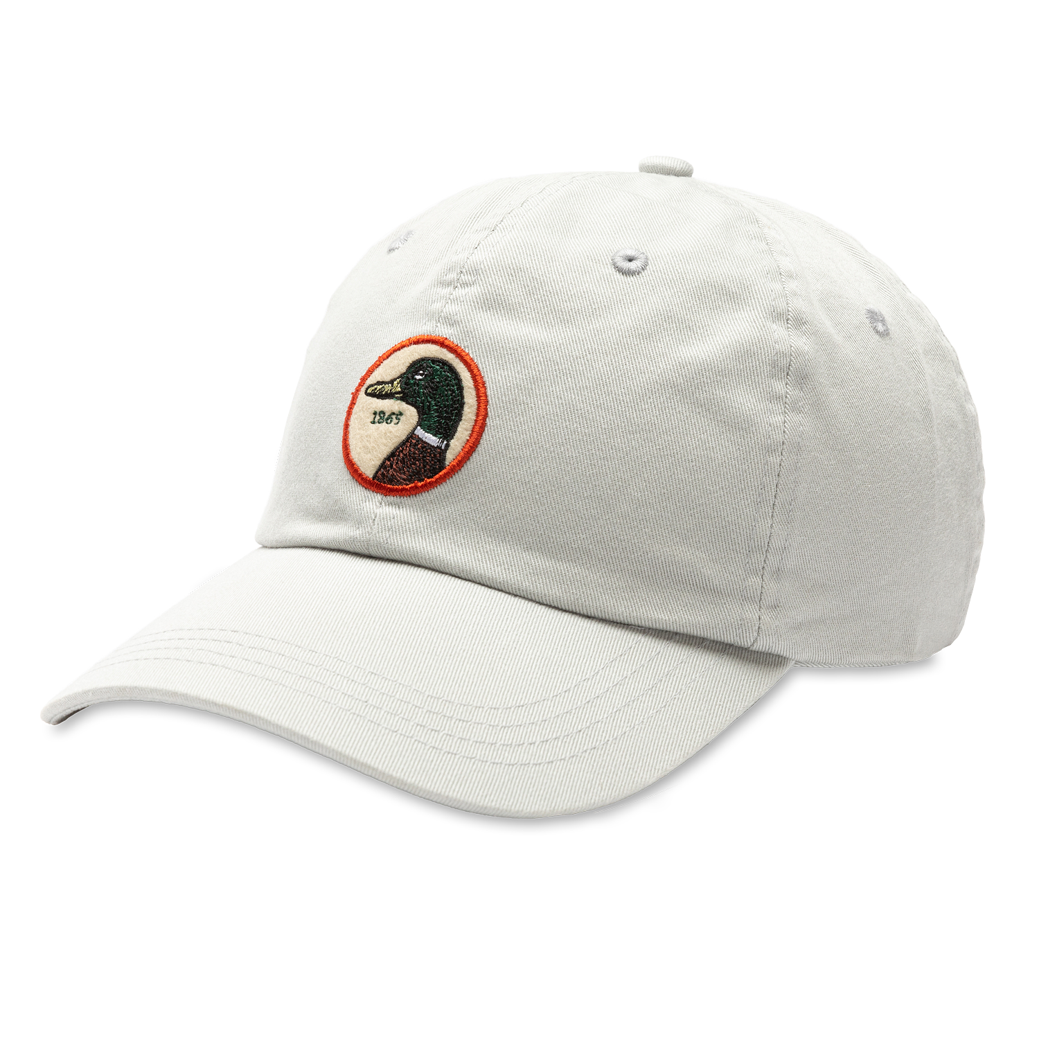 Circle Patch Twill Hat - Ash