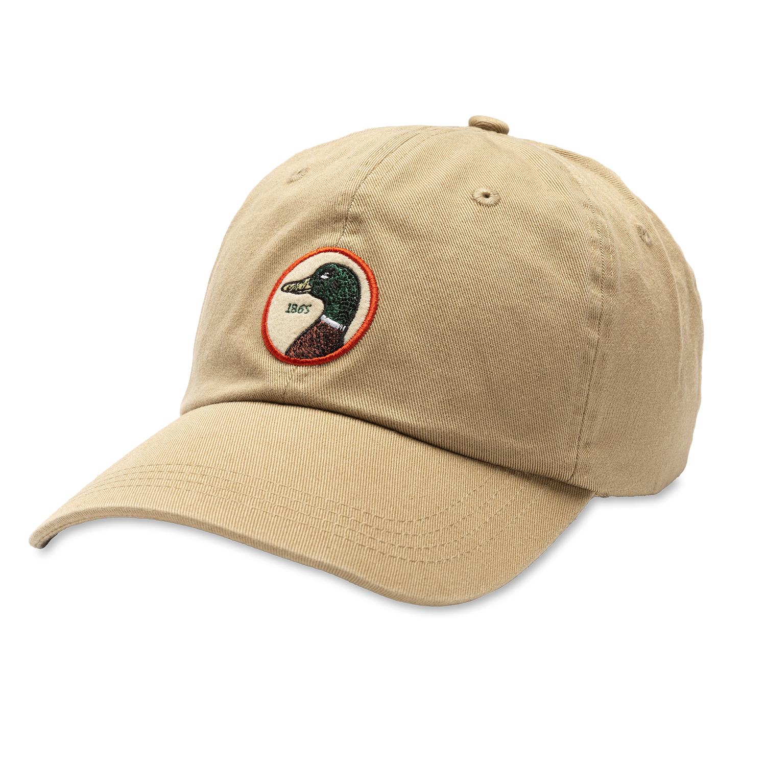 Circle Patch Twill Hat - Khaki