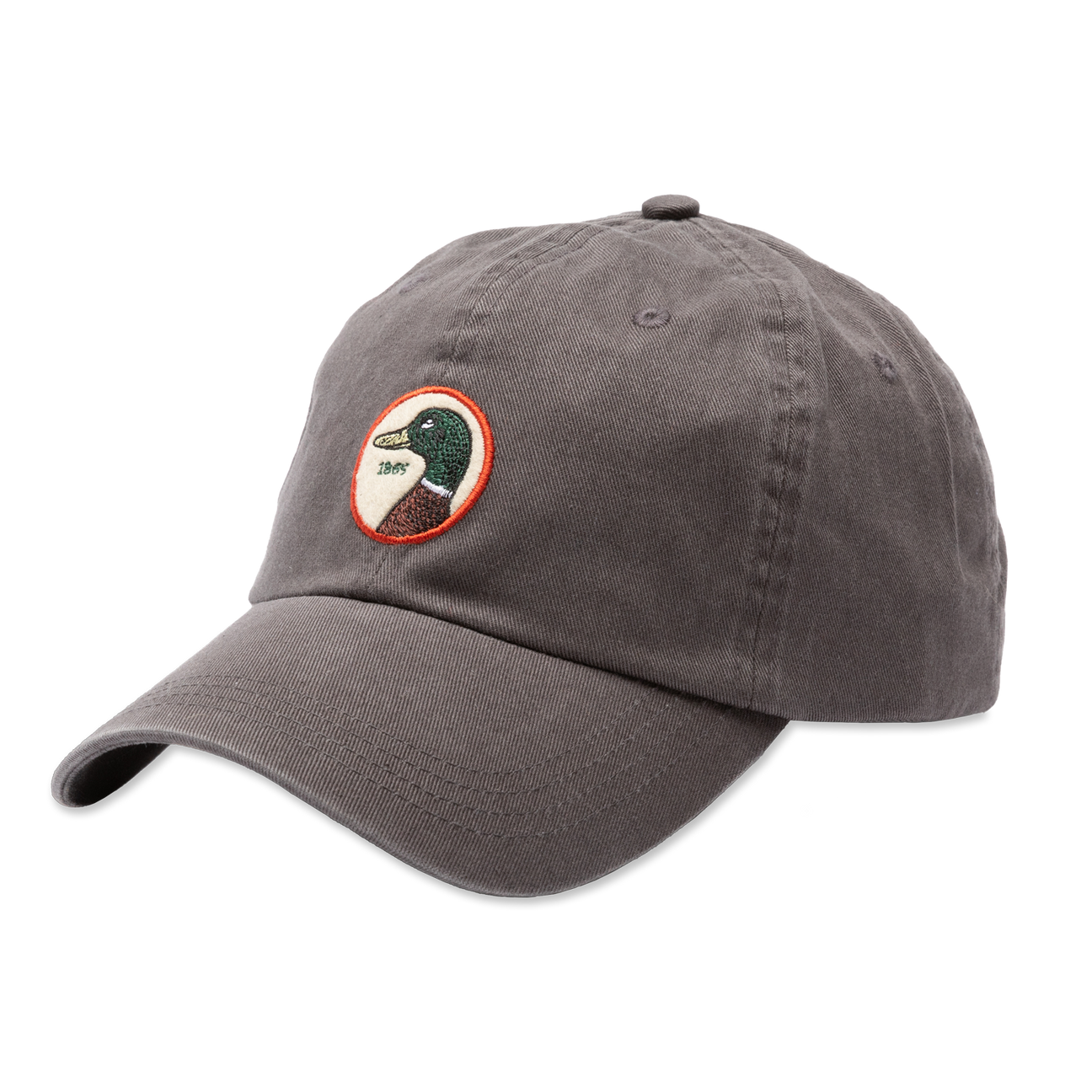 Circle Patch Twill Hat - Steel Grey