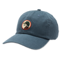 Circle Patch Twill Hat - Lake Blue
