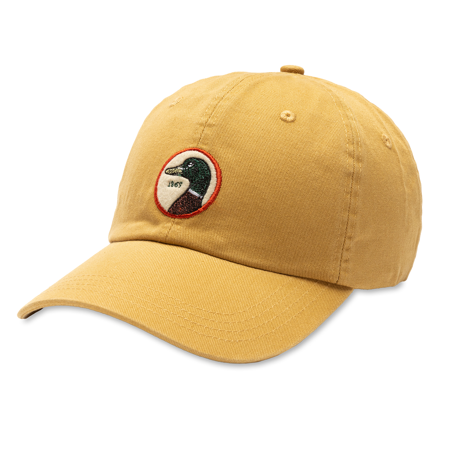 Circle Patch Twill Hat - Gold
