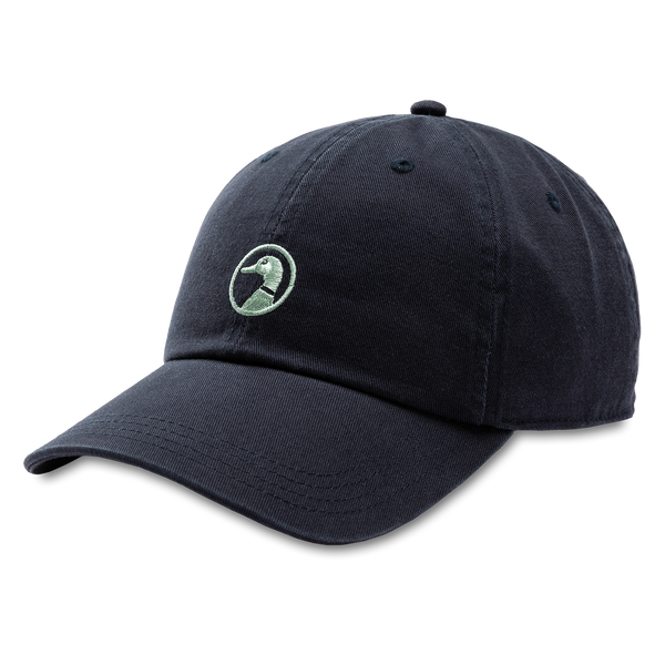 Embroidered Duck Twill Hat - Navy