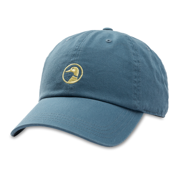 Embroidered Duck Twill Hat - Aegean Blue