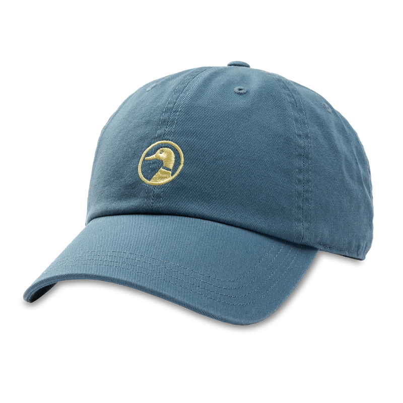 Embroidered Duck Twill Hat - Aegean Blue