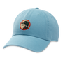 Circle Patch Twill Hat - River Blue