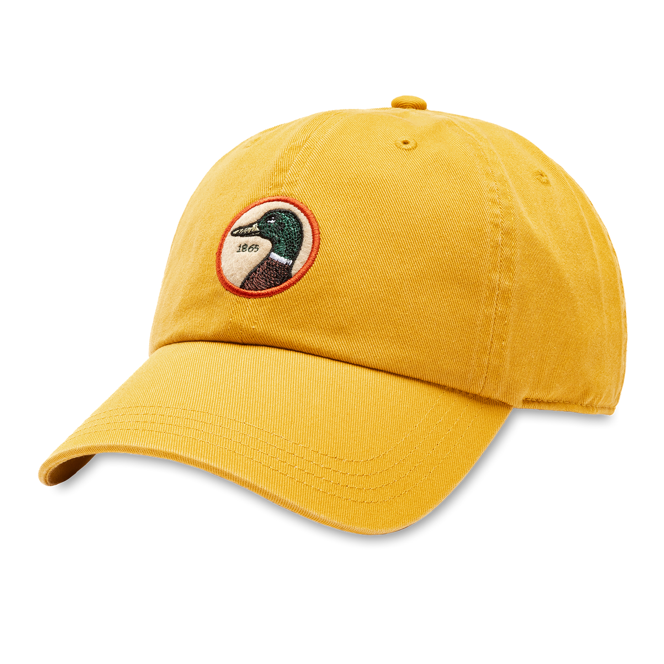 Circle Patch Twill Hat - Goldenrod