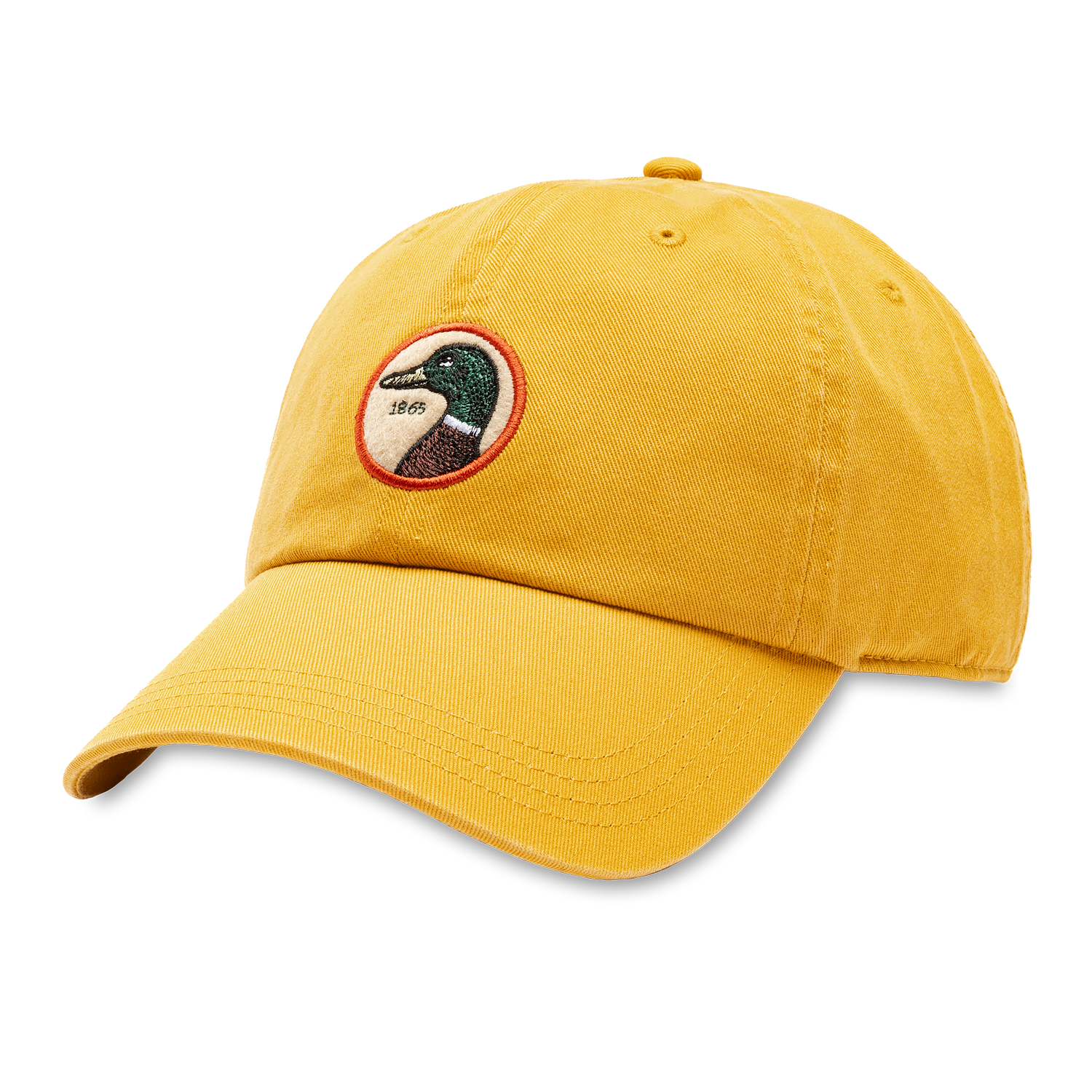 Circle Patch Twill Hat - Goldenrod