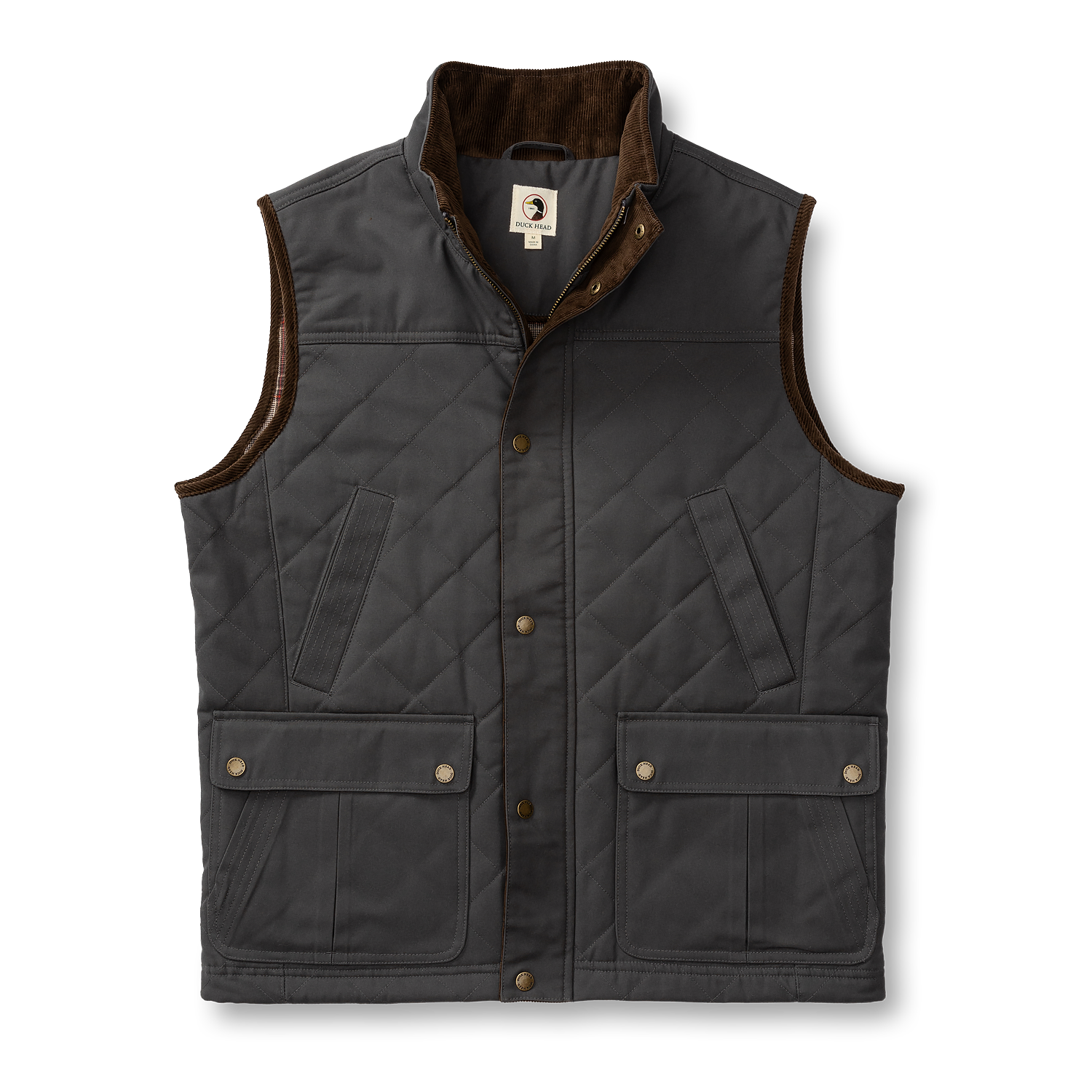 Waxed Duck Canvas Quilted Vest