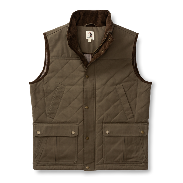 Waxed Duck Canvas Quilted Vest