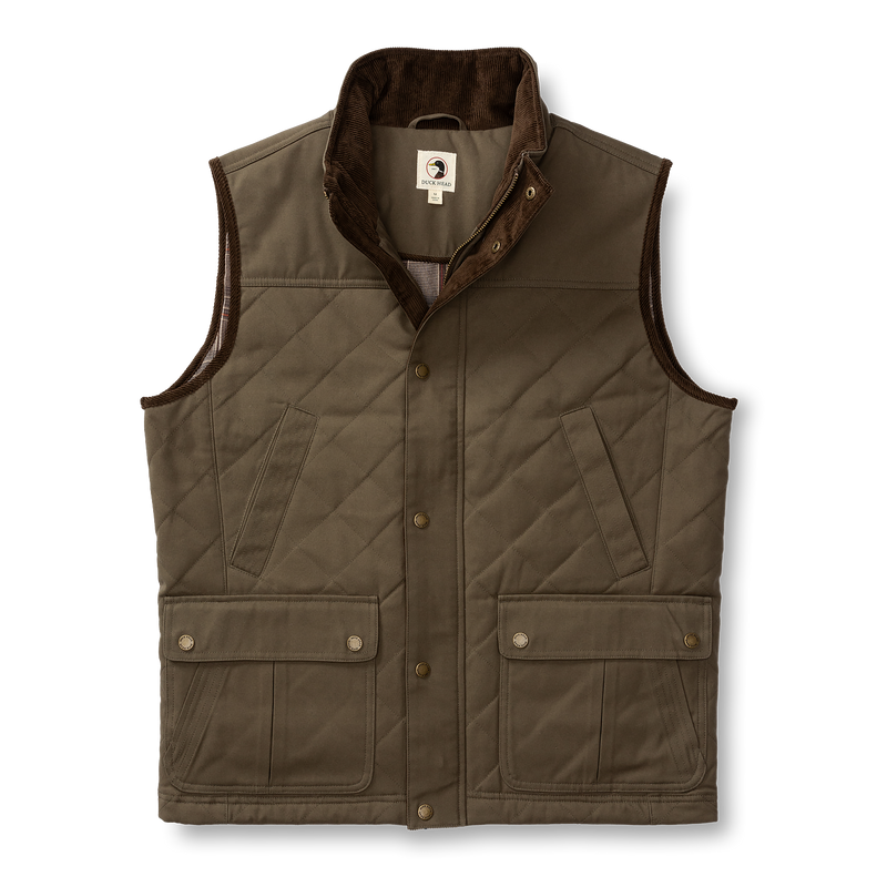 Waxed Duck Canvas Quilted Vest