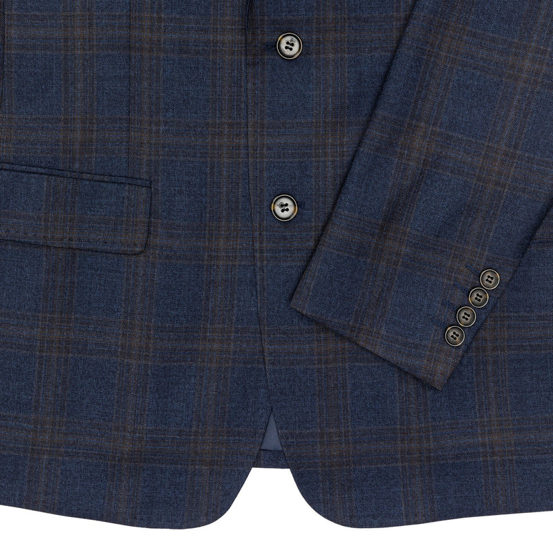 Navy color-reveal hover