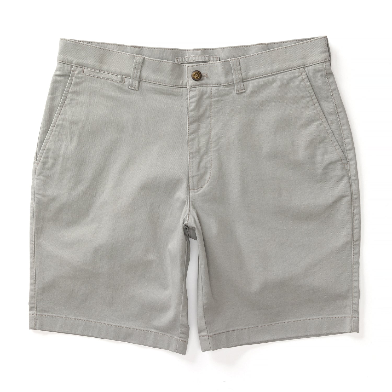9" Gold School Chino Short - Limestone Grey