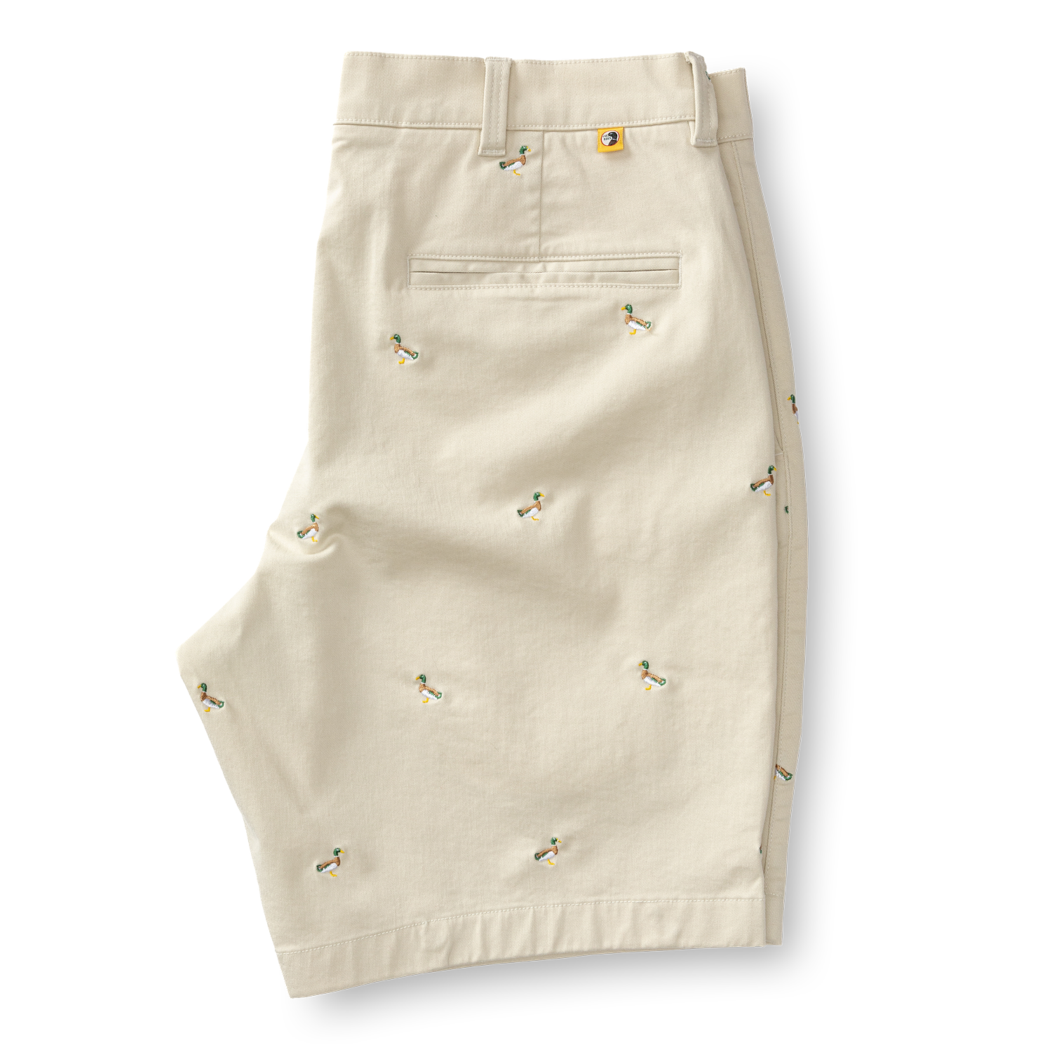 9" Gold School Chino Short - Emb Stone