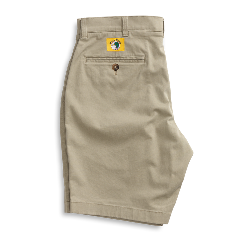 9" Gold School Chino Short - Khaki Gold Patch