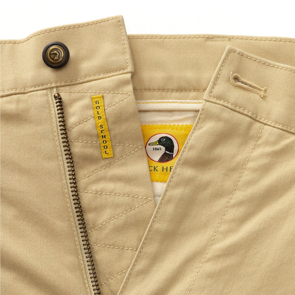 9" Gold School Chino Short - Sand