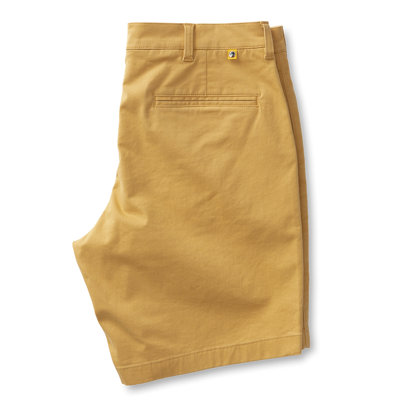 9" Gold School Chino Short - Faded Curry